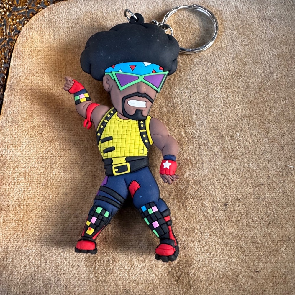 Merry Marauder Funky Fresh Rubber Keychain Novelty Keyring Cartoon‎ Character